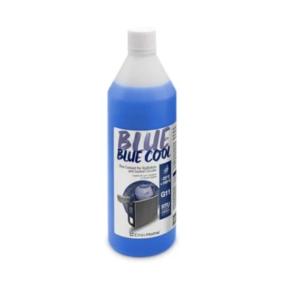Imagen de ErrecHome Blue Cool, Fluido para Radiador Azul 20C/+103C, Anticongelante G11 con paquete inhibidor NAP FREE, Listo usar, 1 Litro