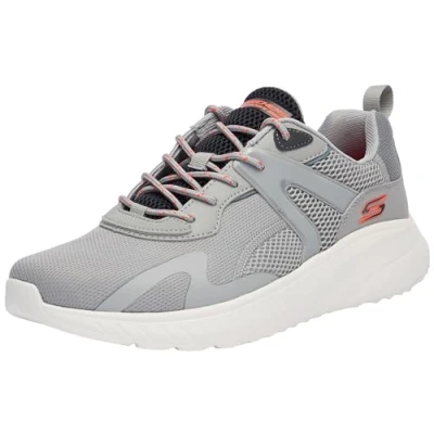 Imagen de Skechers Bobs Squad Chaos Elevated Drift, Zapatillas Hombre, Malla sintética Gris, 45.5 EU