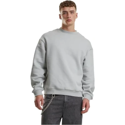 Imagen de Urban Classics Fluffy Crewneck Sudadera, Hombre, Talla: 5XL, Lightasphalt