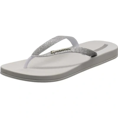 Imagen de Ipanema Anat Lolita Fem, Chanclas Mujer, Blanco y Plateado, 43 EU Estrecho