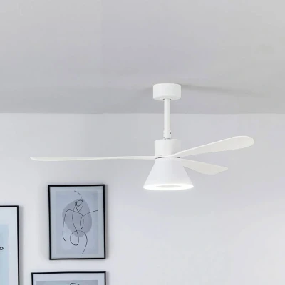Imagen de FARO BARCELONA 33760 22 AMELIA L CONE LED Ventilador de techo blanco