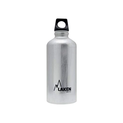 Imagen de LAKEN Botella de Agua Aluminio con Boca Estrecha Cantimplora Ligera y Reciclable Aislante para Niños Perfecta Gimnasio, Viaje Deporte 600ml, 750ml, 1l