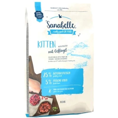 Imagen de Sanabelle Kitten Alimento seco para gatos en crecimiento y embarazados / lactantes 1 x 10 kg