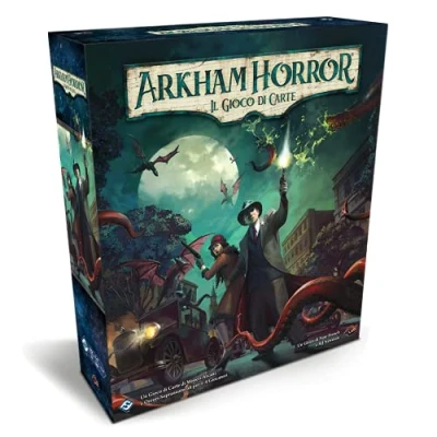 Imagen de Asmodee Arkham Horror: El Juego de Cartas, LCG, básico actualizado 2021 1 4 Jugadores, más 14 años, edición en inglés