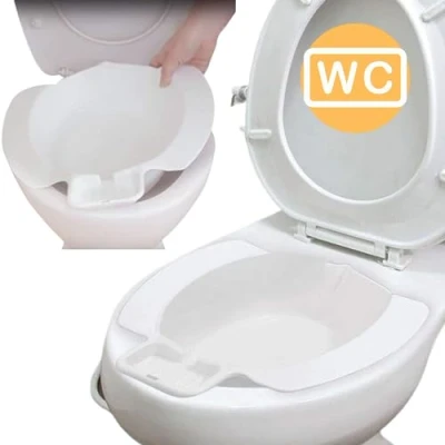 Imagen de OrtoPrime Bidet Portátil Wc Bidé Sanitario Acoplable al Inodoro Medidas Universales: 40 x 37 11 Centímetros Peso soportado 120 Kilogramos