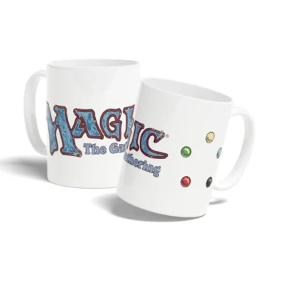 Imagen de Konix Magic The Gathering Taza de cerámica 320 ml Motivo logo vintage Blanco