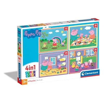 Imagen de Clementoni Puzzle Infantil 2 Puzzles de 20 Piezas + 60 Peppa Pig Desde 3 años (24799)