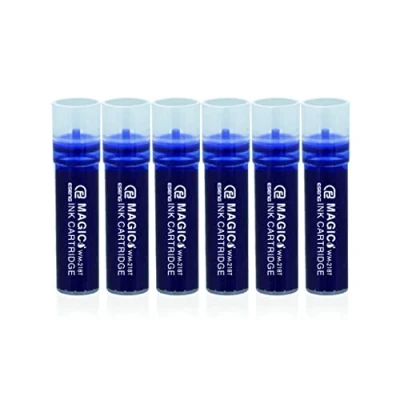 Imagen de ESENG® Cartucho de tinta para marcadores pizarra Magic WM 218T (6x Azul)