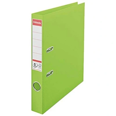 Imagen de Esselte Archivador de Palanca A4, Verde, Lomo 52mm, Plástico, Modelo Vivida, 1 Unidad, 624073