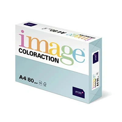 Imagen de Antalis Coloraction 89601 Papel para fotocopiadora (A4, 80 g/m², 500 hojas), color azul claro