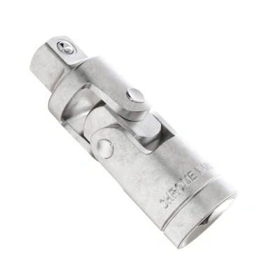 Imagen de Articulación universal con adaptadores cuadrangulares de 1/4&quot; WIESEMANN 1893 Cardán 6,3 mm (1/4&quot;) a ambos extremos Acero al cromo vanadio, cromado 80874