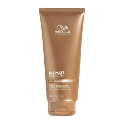 Imagen de Wella Professionals Ultimate Smooth Acondicionador Tratamiento para el Cabello Escualano y Omega 9 Seco, Apagado Encrespado (200ml)