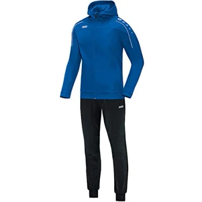 Imagen de JAKO Chándal para mujer de poliéster Classico con capucha, azul royal, M9450