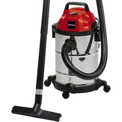 Imagen de Einhell Aspirador seco y húmedo TC VC 1820 S (inoxidable eléctrico con cable de 2.50 metros, 180 mbar, 1250 W, 230 V, 80 dB, capacidad 20 L)