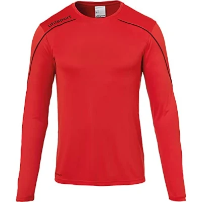 Imagen de Uhlsport Stream 22 Shirt Longsleeved Camiseta Manga Larga de Entrenamiento, Hombre, Rojo/Negro, 140