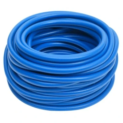 Imagen de vidaXL Manguera de Aire, Neumática Flexible, Resistente al Aceite Abrasión, Herramienta para Compresor, PVC Azul 14 mm 2 m