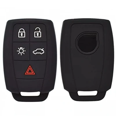 Imagen de Funda Protectora de Silicona para Mando a Distancia Coche, Carcasa Fob, Accesorios automóviles, 5 Botones Volvo XC90 C70 S60 D5 V50 S40 C30
