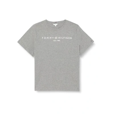 Imagen de Tommy Hilfiger Curve LOGO Camiseta estampada, Mujer, Talla: 50, Medium grey heather