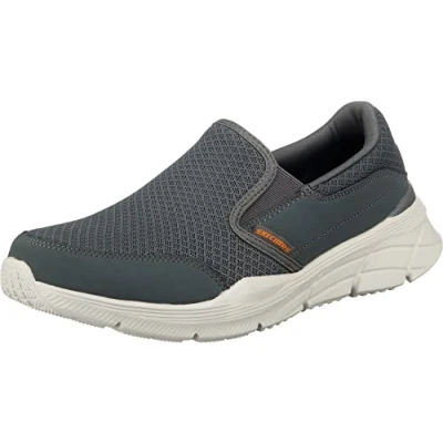 Imagen de Skechers Equalizer 4.0 Persisting, Slip on Hombre, Charcoal/Orange, 39 EU