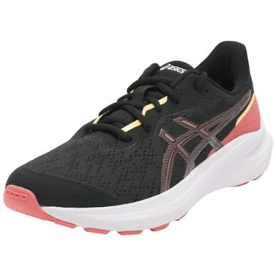 Imagen de Asics Zapatillas running asfalto para niños, Talla: 35.5, Black/rubble red Zapatos