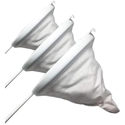 Imagen de MGE 3x Colador de Tela Franela Cocina Set 3 16, 18 y 20 cm