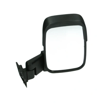 Imagen de espejo retrovisor Tyc 310 0059 derecha negro convexo, brazo corto de espejo, para ajuste manual