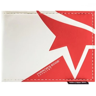 Imagen de First Person Mirror&#039;S Edge Faith Connors Catalyst Billetera/Cartera Bi Fold Porta ID &amp; Tarjetero, Blanco