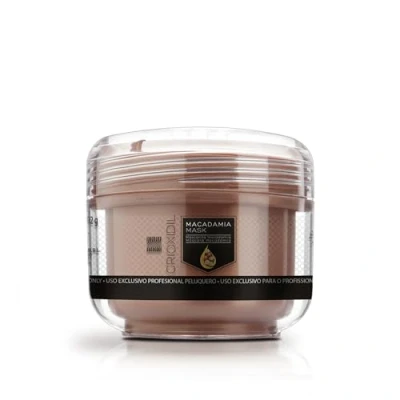 Imagen de CRIOXIDIL Mascarilla Capilar Macadamia 200 ml Hidratación Profunda Cabello Repara y Protege la Fibra Melena Brillante, Suave Sana con Aceite de Argán
