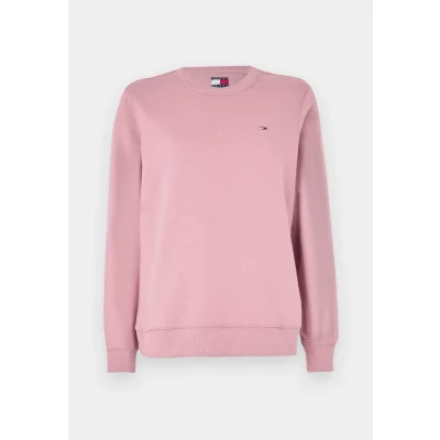 Imagen de Tommy Jeans FLAG CREW Sudadera, Mujer, Talla: 34, Tahiti berry