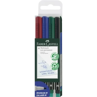 Imagen de Faber Castell Durable 152604 Índices con pestañas impresas, 4 Unidades