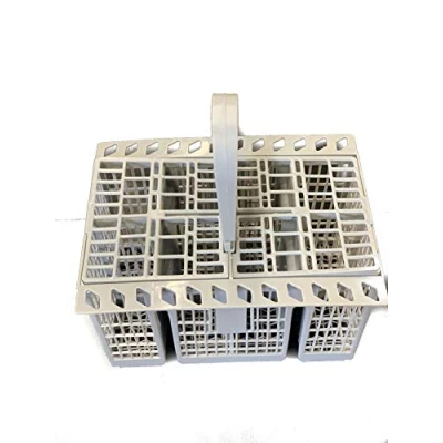 Imagen de Quailitas cesta de cubiertos repuesto Mango plegable, lavavajillas compatible con Hotpoint FDAL28, FDF780, FDF784, FDF570, FDL570, compartimentos anchos