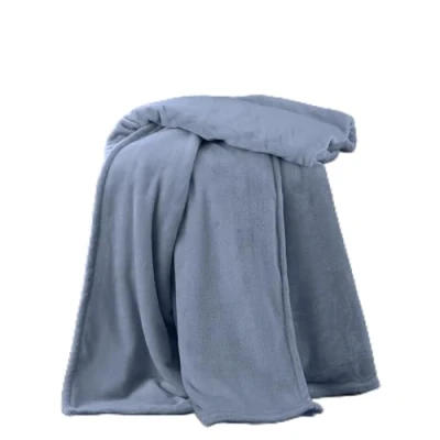 Imagen de Catherine Lansfield Raschel Velvet Touch Manta (130 x 170 cm), Color Azul