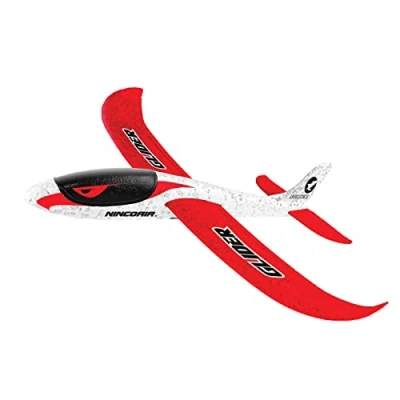 Imagen de Ninco (NH92029 NincoAir Glider 2. Gran Avión Planeador. Medidas: 48 cm x 12 cm. A Partir de 3 años, Color Blanco y Rojo