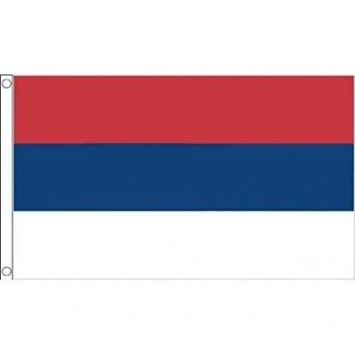 Imagen de AZ FLAG Bandera Serbia Civil 150x90 cm Sin Escudo 100% Poliéster Con Ojales de Metal integrados 110g Colores Vivos Y Resistente A La Decoloración