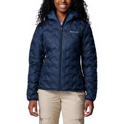 Imagen de Columbia Delta RIDGE II Hooded Jacket Chaqueta de plumas, Mujer, Talla: XS, Collegiate navy