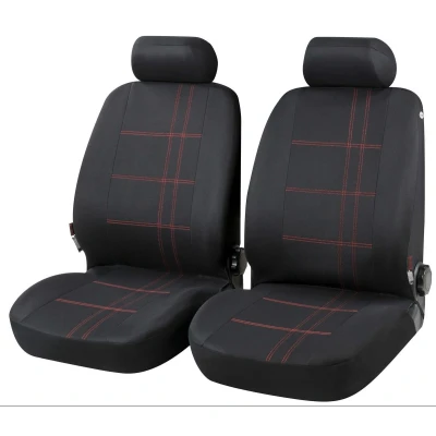 Imagen de WALSER Nashville 13424 Cubreasiento negro, Rojo Poliéster delante VOLKSWAGEN: Tiguan I, TRANSPORTER 4 Bus, Golf 4, AUDI: A3 Hatchback norauto, oscaro,