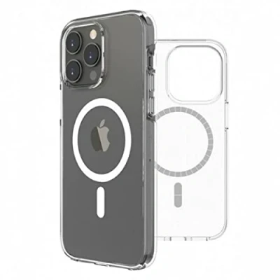 Imagen de Funda Muvit For Change Recycletek Magsafe Transparente Para Iphone 14 Pro