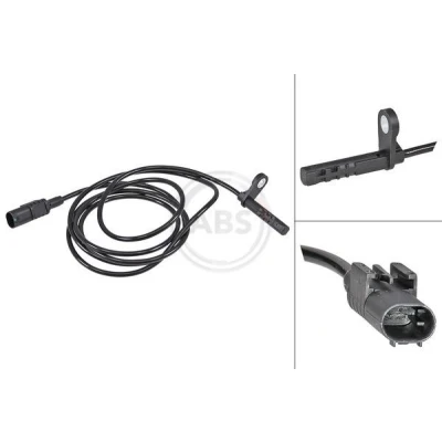 Imagen de A.B.S. 30202 Sensor de ABS activo 1665 negro MERCEDES BENZ: Sprinter 3.5 T Furgón, 5 VOLKSWAGEN: Crafter 30 50 Furgón