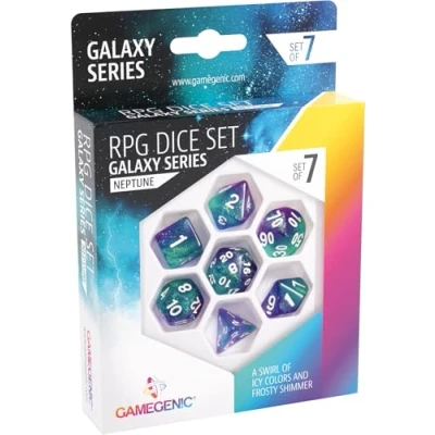 Imagen de Gamegenic Set de Dados para rol Neptune (7pcs)