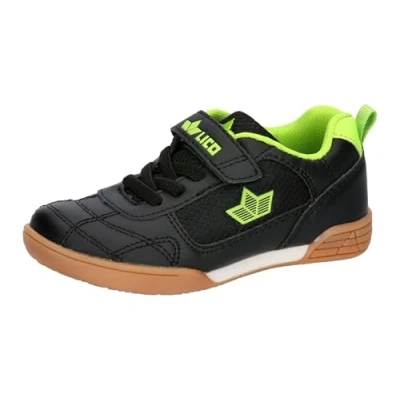 Imagen de Lico Bernie V, Zapatillas de Gimnasia Unisex niños, Negro Verde, 26 EU