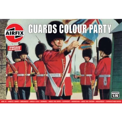 Imagen de Airfix A00702V Guards Colour Party Classic Figuras vintage, sin pintar