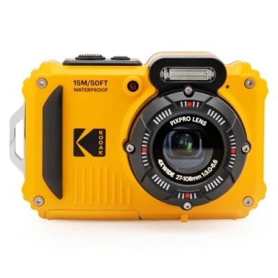 Imagen de KODAK Pixpro WPZ2 Cámara de Fotos Digital compacta (16 Mpx, Resistente al Agua y a los Golpes), Color Amarillo