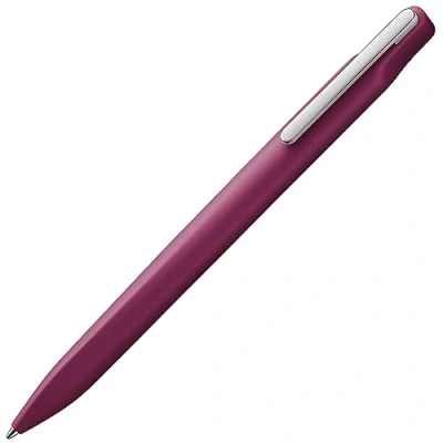 Imagen de Lamy xevo 262 Bolígrafo giratorio de plástico con superficie burdeos mate, clip metálico resorte externo, incluye mina grande, ancho trazo M, 1 unidad (1 unidad)