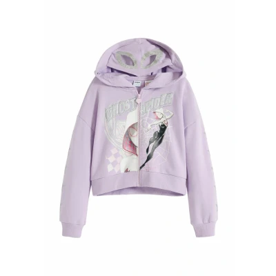 Imagen de Sudadera con capucha y cremallera infantil Desigual Ghost Spider