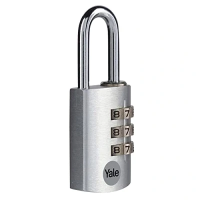 Imagen de Yale YE3CB/28/126/S Candado de Seguridad Combinación Plata 28 mm YE3CB