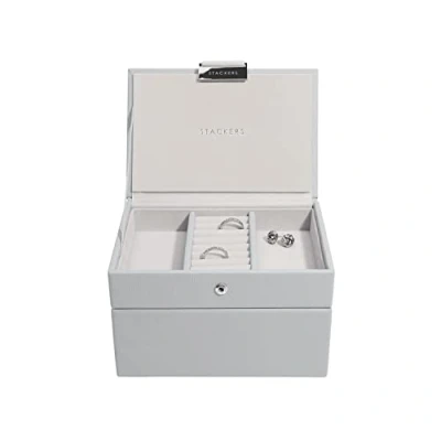 Imagen de Stackers Pebble Grey Joyero (2 unidades), color gris
