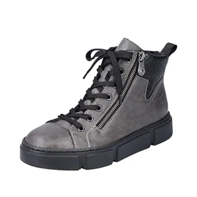 Imagen de Rieker N5909, Botas de Moda Mujer, Gris, 36 EU