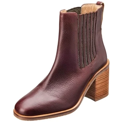 Imagen de Les Tropeziennes par M Belarbi LUDY Botines, Mujer, Talla: 39, Burgundy Zapatos