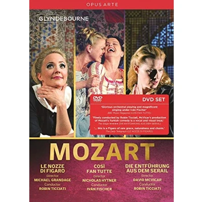 Imagen de Mozart, W.A.: Nozze di Figaro (Le) / Così fan tutte Die Entführung aus dem Serail [Operas] (Glyndebourne, 2006 2015) (5 DVD Box Set) (NTSC)