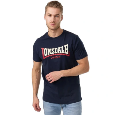 Imagen de Lonsdale TWO TONE Camiseta estampada, Hombre, Talla: 4XL, Navy